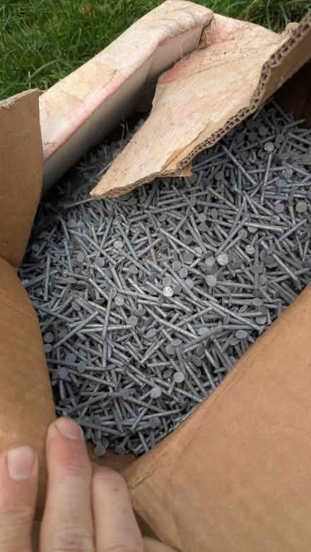 Photo of free Boxes of galvanized nails (WR2 Hallow) #1
