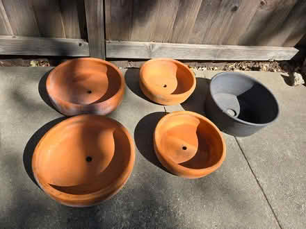 Photo of free Thick clay planting pots (South Pleasant Hill) #1