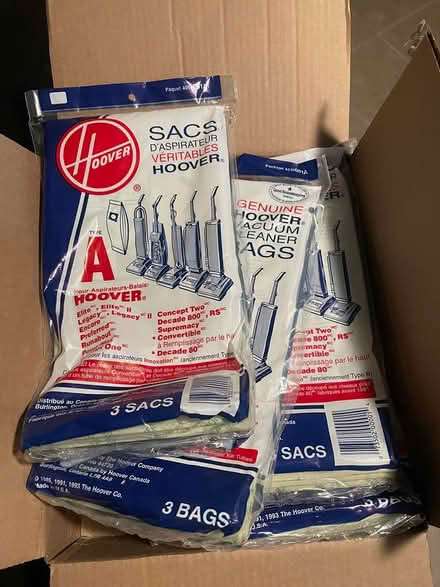 Photo of free Hoover vacuum bags type A (Mount Vernon) #1