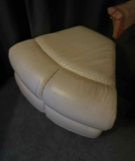 Photo of free Leather footstool storage (Far Cotton NN4) #2