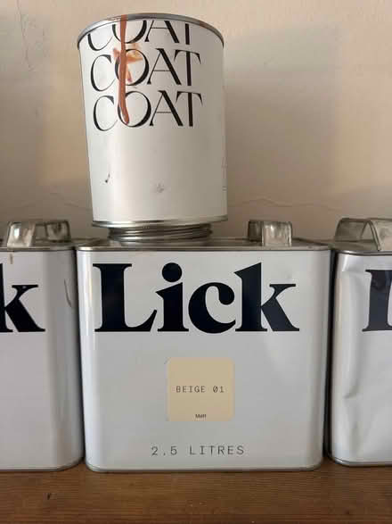 Photo of free Lick paints (Shepherds Bush W6) #4