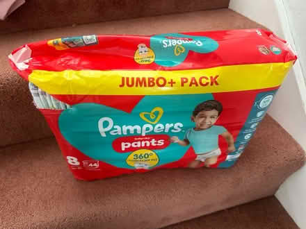Photo of free Majority of pampers size 8&7 (Worcester Park) #1