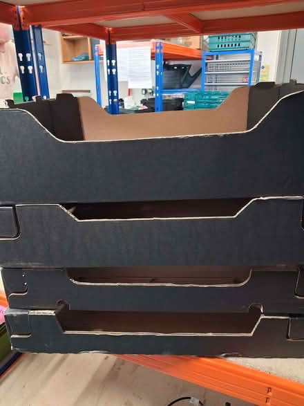 Photo of free Cardboard boxes, plastic crates, plastic buckets (Gobowen SY11) #1