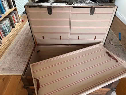 Photo of free Antique steamer trunk (Storrs S6) #4