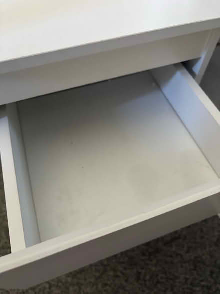 Photo of free Small white bedside cabinet (Morrell Avenue OX4) #4