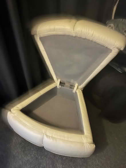 Photo of free Leather footstool storage (Far Cotton NN4) #1