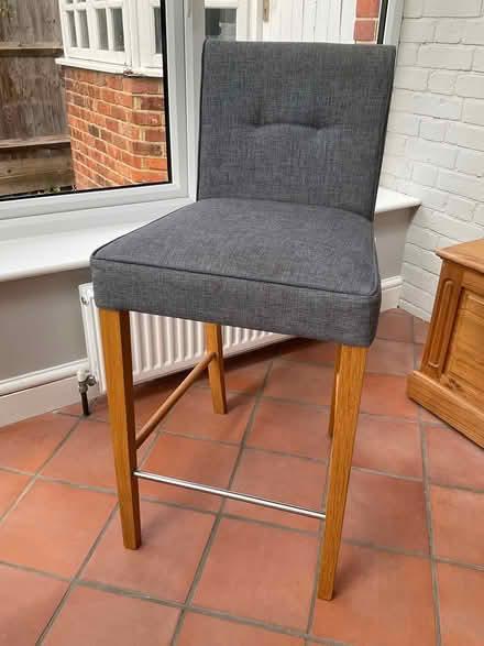 Photo of free Grey bar stool (Esher) #1