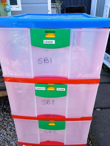 Photo of free 2 plastic storage units (Saltney Chester CH4) #1