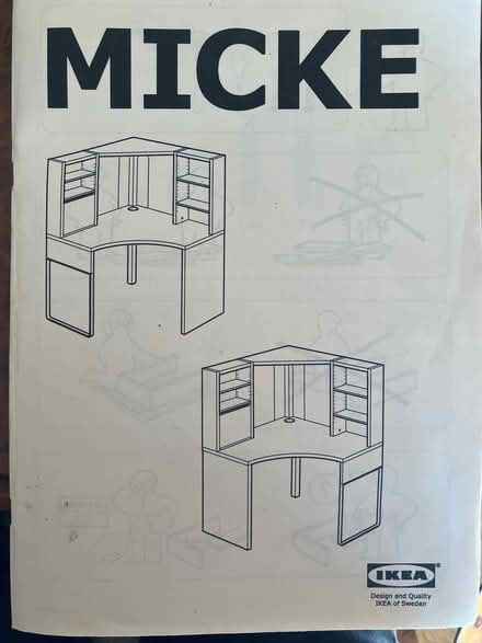 Photo of free IKEA Micke Corner Desk (The Viaduct DH1) #1