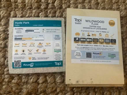 Photo of free Wood floor, carpet & fabric samples (Wooburn Green, HP10) #4