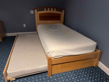 Photo of free Twin Trundle Bed and Bookcase (Lower Weston) #2