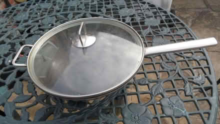 Photo of free Large non stick stainless steel wok (Wilmslow SK9) #1