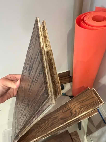 Photo of free Engineering wood floorboards (SE12 8qq) #4