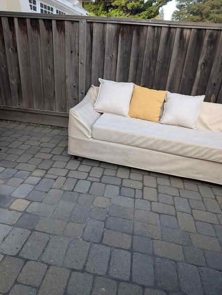 Photo of free Repurposed Slipcovered couch (Cupertino/West San Jose) #1