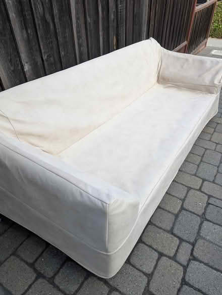 Photo of free Repurposed Slipcovered couch (Cupertino/West San Jose) #4