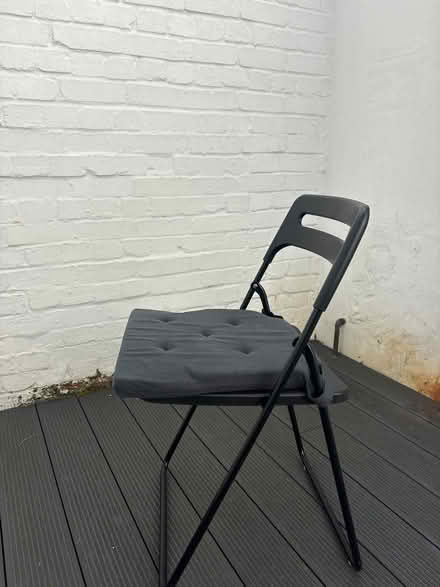 Photo of free Two ikea folding chair with cushion (Holland Park W11) #1