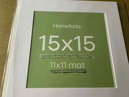 Photo of free 15”x15” mat for framing (Naperville 95th & 248th St) #1