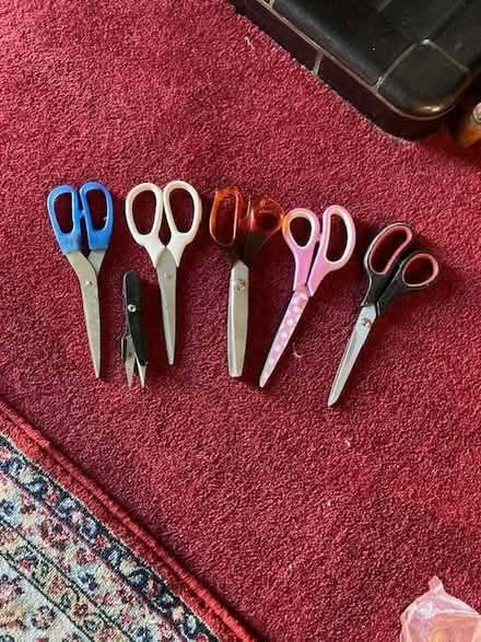 Photo of free 5 pairs of scissors (Boswall EH5) #1