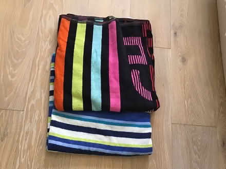 Photo of free Large beach towels x 2 (furzton MK4) #1