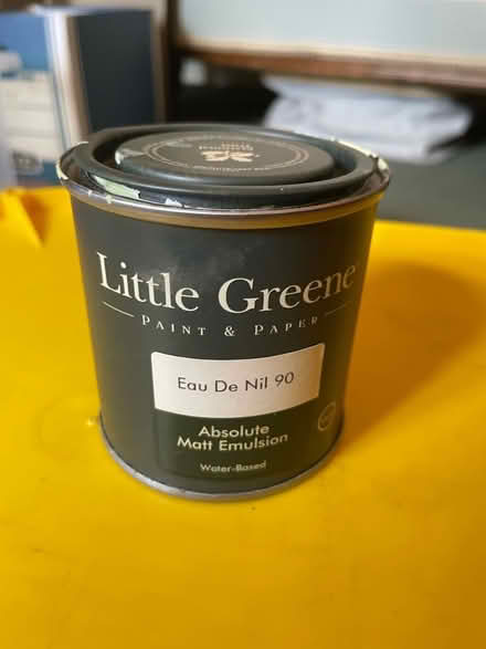 Photo of free PAINT: Little Greene 'Eau de Nil 90' Matt emulsion (De Parys MK40) #1
