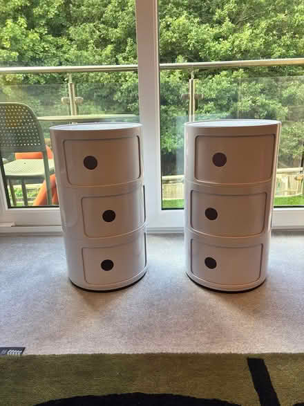Photo of free Metal bedside cabinets (Greenfield, Saddleworth) #2