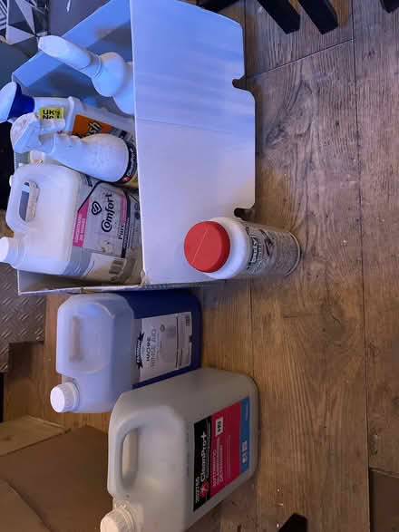 Photo of free Box of catering oriented cleaning fluids (Petersfield GU31) #1