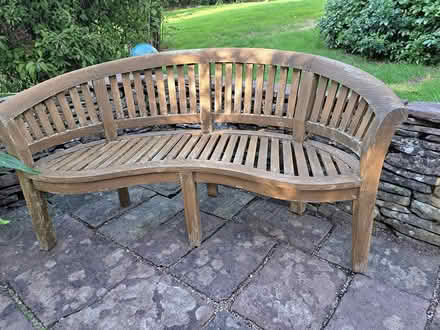 Photo of free Curved garden bench (South Glos Hambrook BS16 1SD) #1