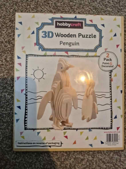 Photo of free 3D penguin puzzle (GL52 Bishop's Cleeve) #1