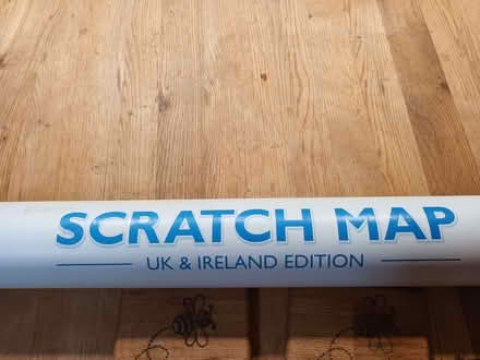 Photo of free Unused scratch map of uk (Walnut Tree MK7) #1