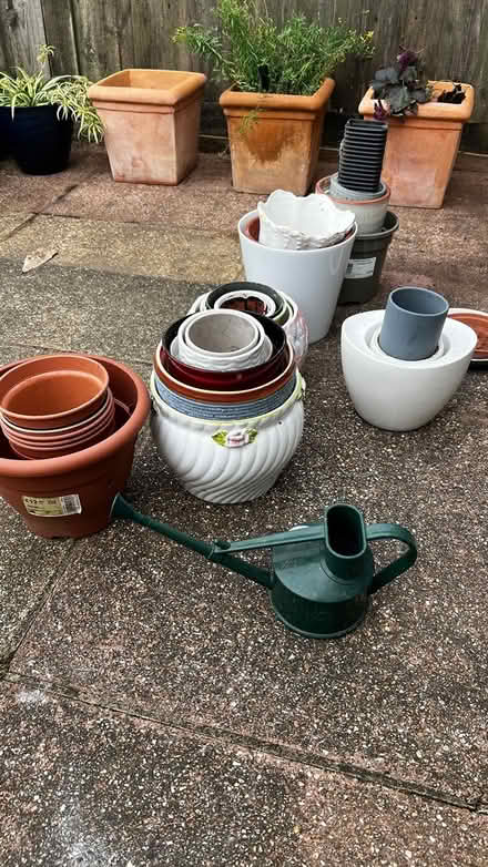 Photo of free Pots and watering can (Basingstoke RG22) #2