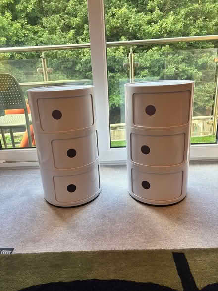 Photo of free Metal bedside cabinets (Greenfield, Saddleworth) #3