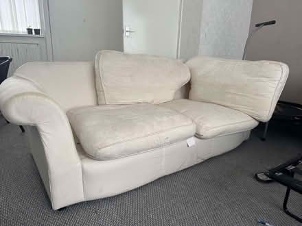 Photo of free Cream 2-seater sofa (Bowburn DH6) #2