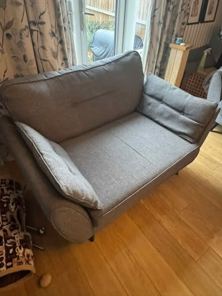 Photo of free Grey 4 seater sofa & Large grey chair (Didsbury M20) #3