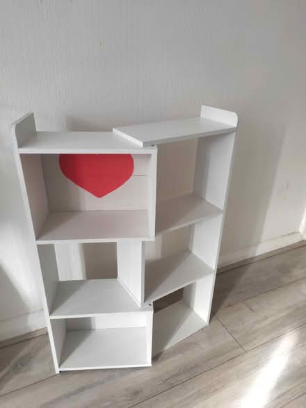 Photo of free White cube shelving unit (E10 6RH) #1