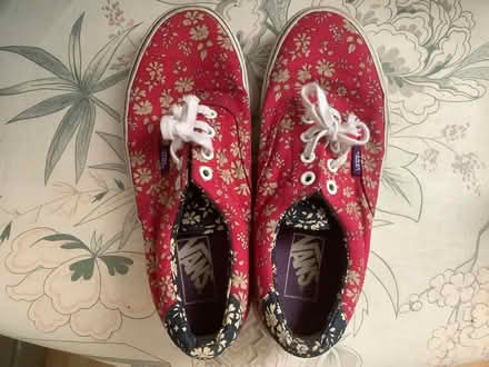 Photo of free Red patterned Vans (White City W10) #1