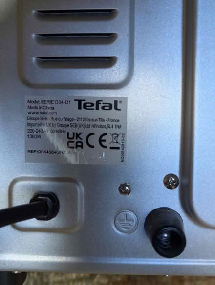 Photo of free Tefal 034-D1 mini oven and grill (Teddington TW11) #3