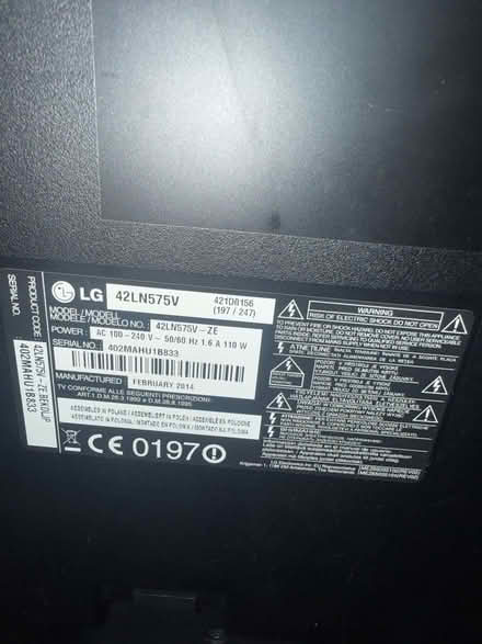 Photo of free lg led smart tv - 42” (Heaton Moor SK4) #3