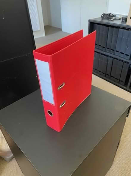 Photo of free lever arch ring binders (Cheriton, Hants SO24 0QA) #2