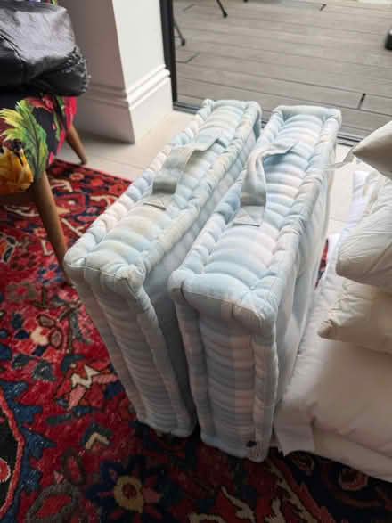 Photo of free Cushion feather pads various sizes and two bench cushions (s (Osney OX2) #1