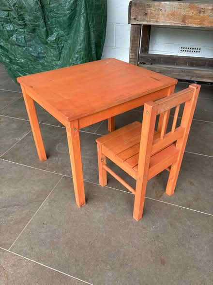 Photo of free Kids IKEA table and chair (Staines TW18) #1