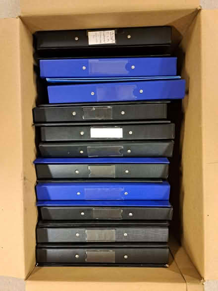 Photo of free 28 ring binders & 8 lever arch files (New Brighton CH45) #1