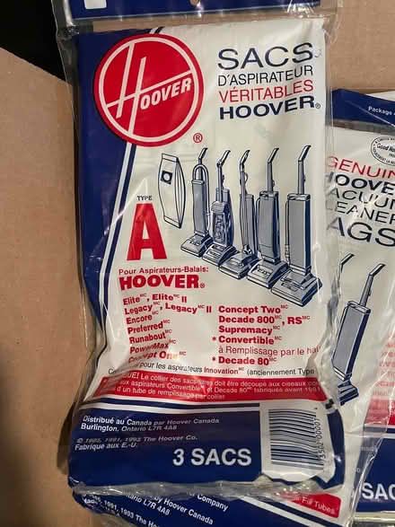 Photo of free Hoover vacuum bags type A (Mount Vernon) #2