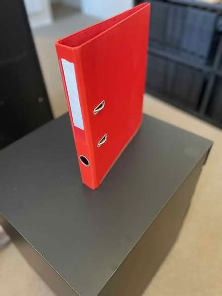Photo of free lever arch ring binders (Cheriton, Hants SO24 0QA) #3