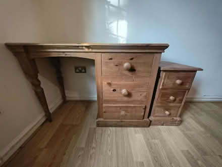 Photo of free Wooden desk and drawers (Home GU227) #1
