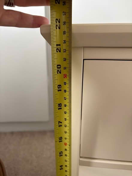 Photo of free Small cream bedside table (Potters Bar EN6) #3