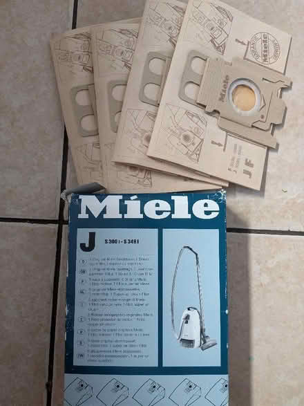 Photo of free 4 Miele hoover bags J S300i- S348i (Shippon OX13) #1