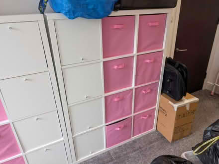 Photo of free IKEA Kallax shelves & storage cubes (New Cross SE14) #2
