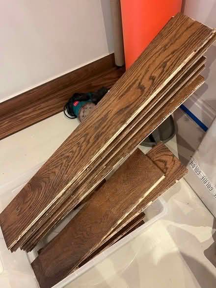 Photo of free Engineering wood floor boards walnut (Lee SE12) #1