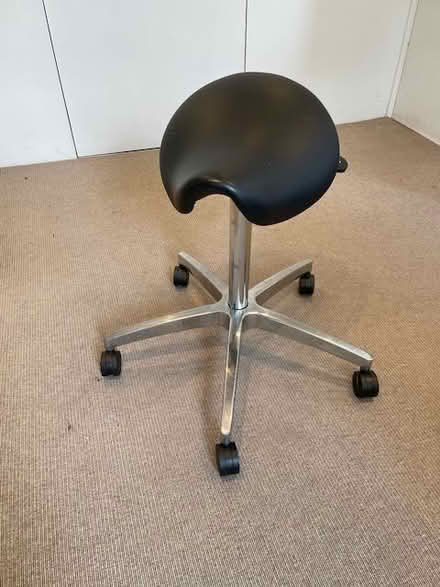 Photo of free saddle stool (Cheriton, Hants SO24 0QA) #1