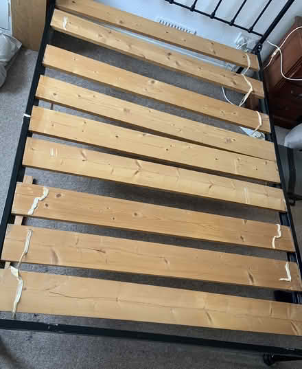 Photo of free Bed frame, wooden slats, bolts (Kemptown BN2) #4